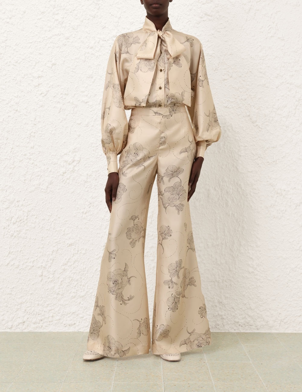 EDEN TIE NECK BLOUSE - 3
