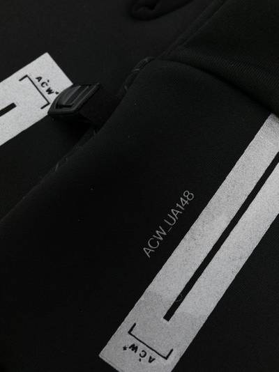 A-COLD-WALL* Stria logo-print tech gloves outlook