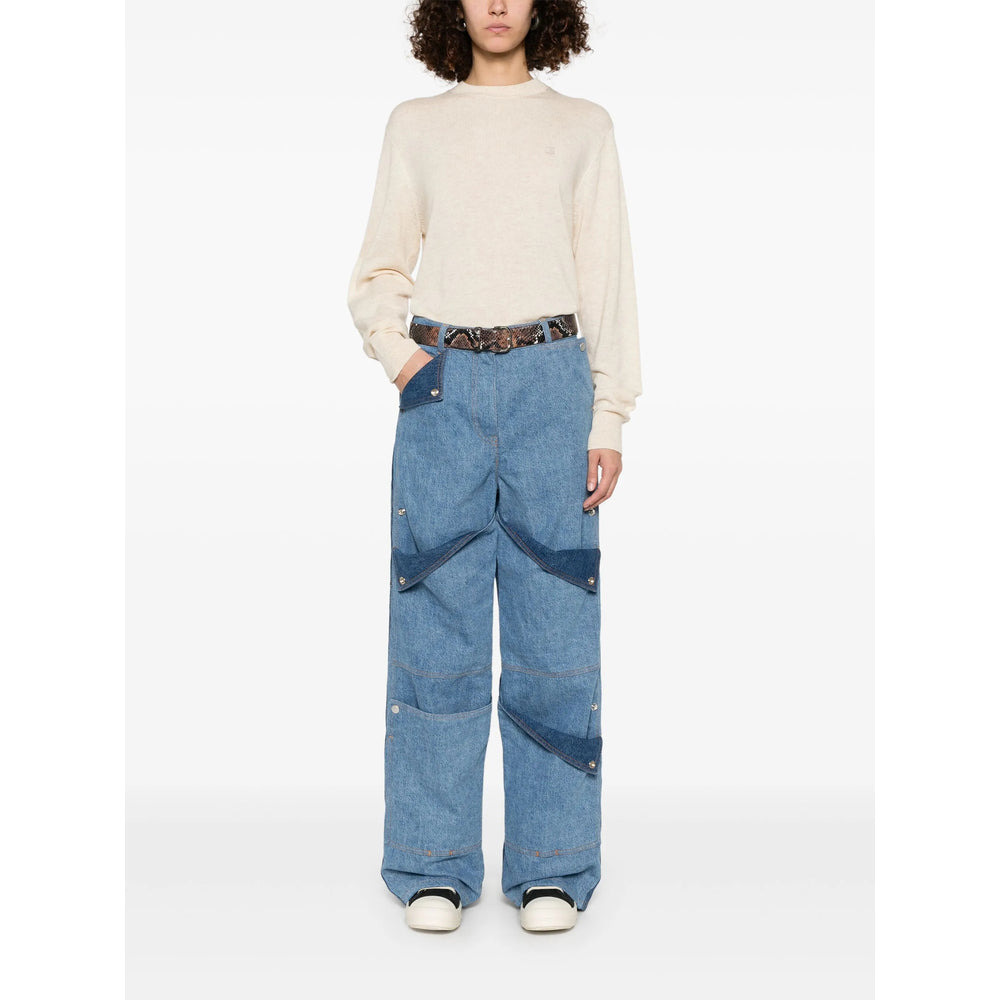 Kenzo Blue Denim - Straight-Leg Jeans Women - 2
