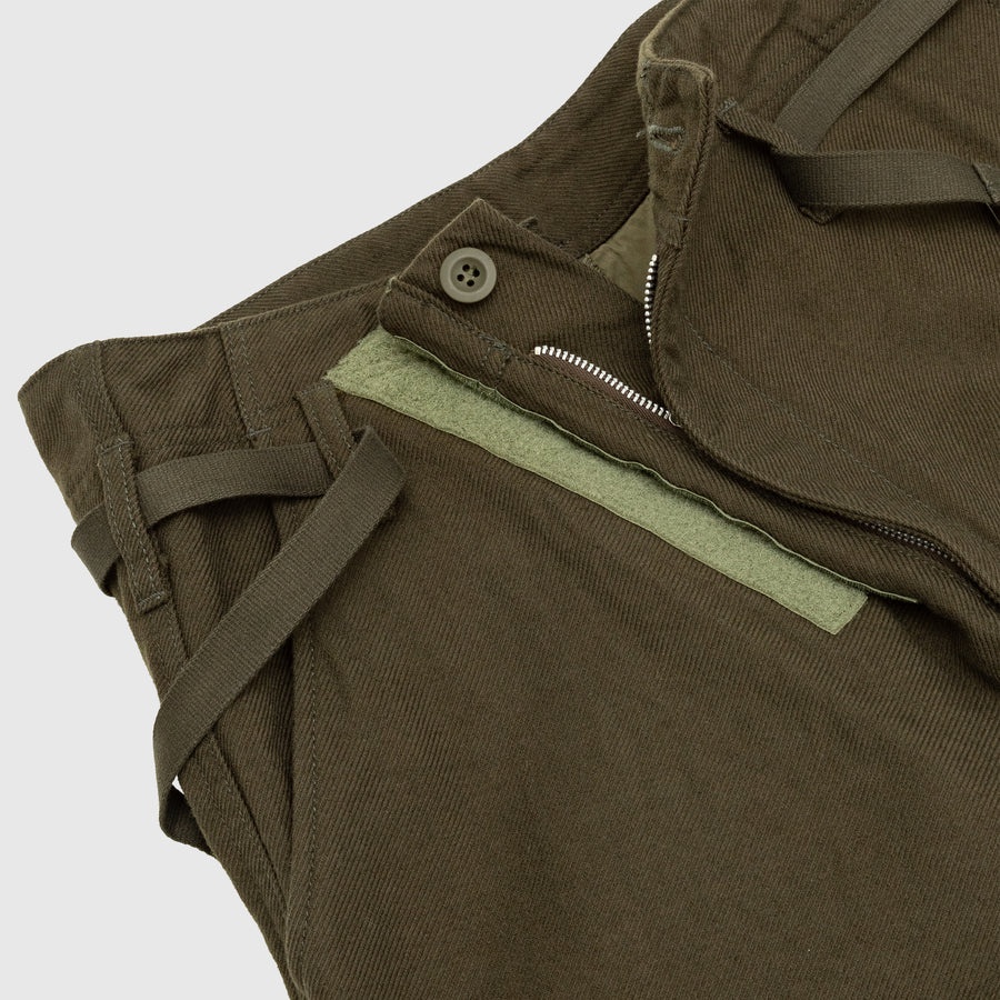 WOOL SERGE CARGO PANTS - 7