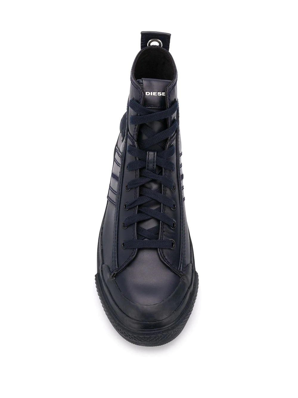 logo patch hi-top sneakers - 4