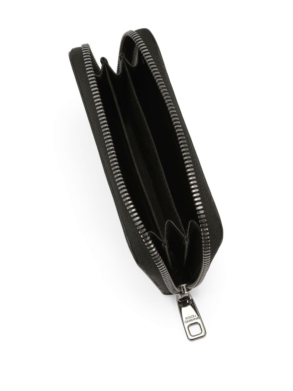logo-print leather wallet - 4