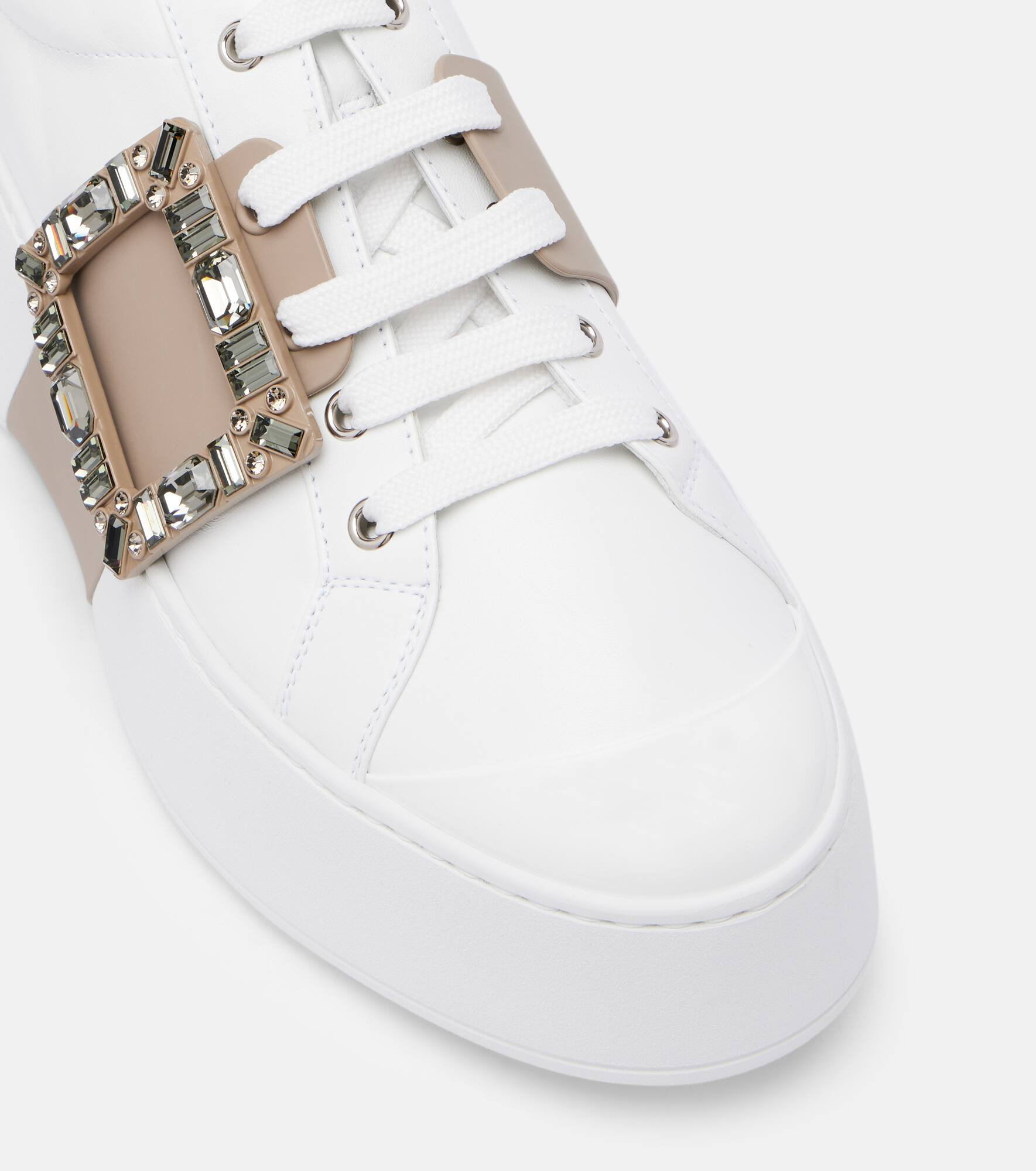 Viv' Skate embellished leather sneakers - 5