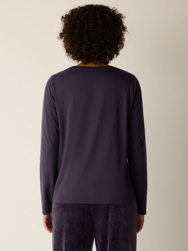 Organic Pima Cotton Jersey Long-Sleeve Tee 4