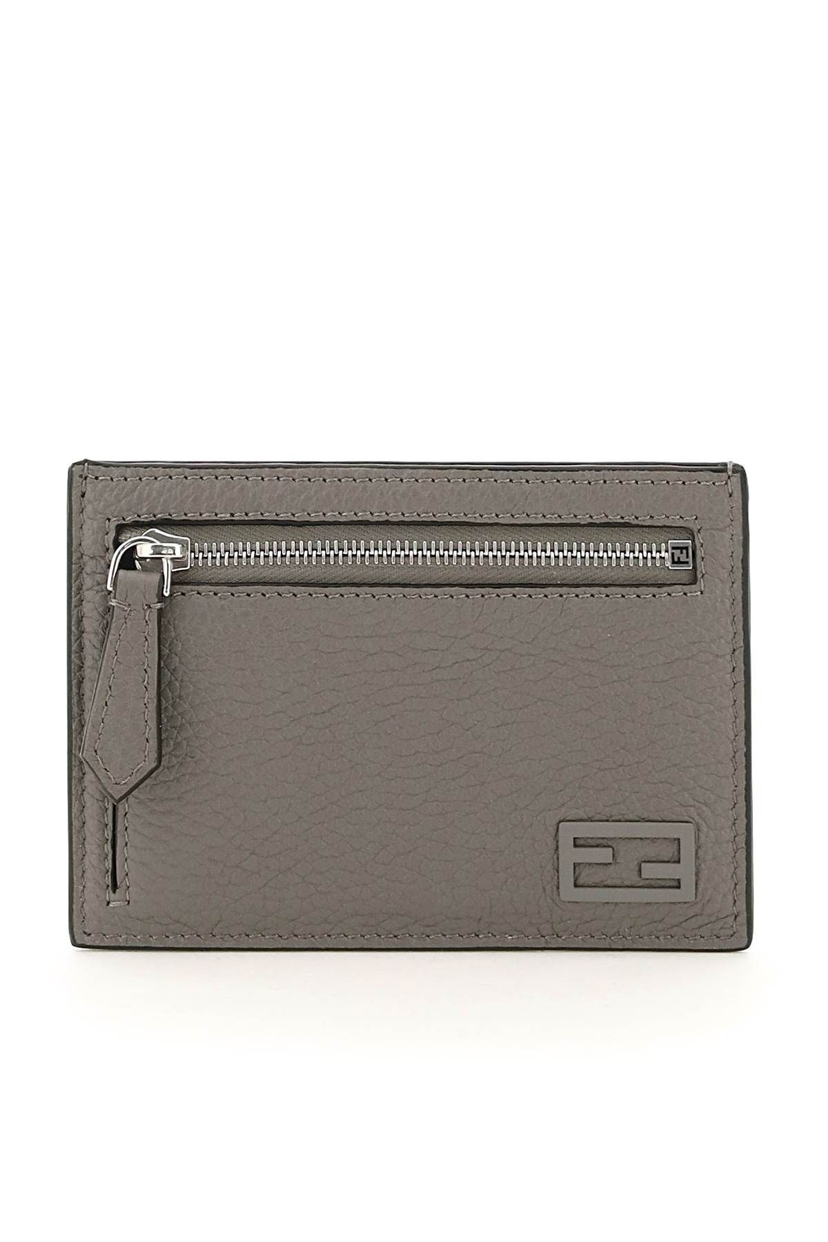 CUOIO ROMANO LEATHER ZIPPED CARD HOLDER - 1