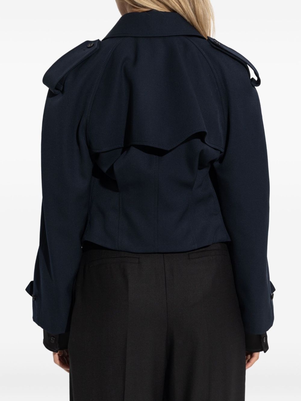double-breasted wool jacket - 4