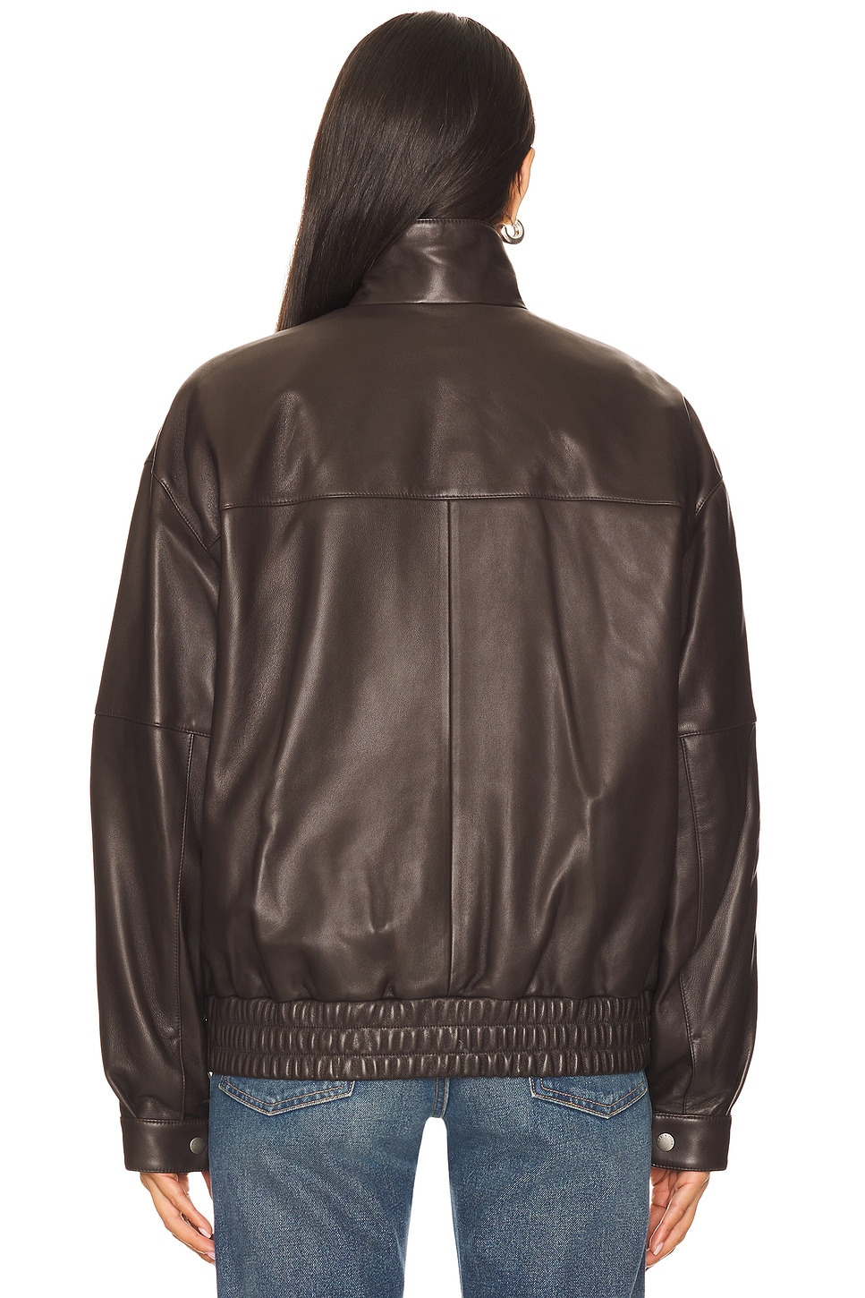 Aria Leather Bomber - 3