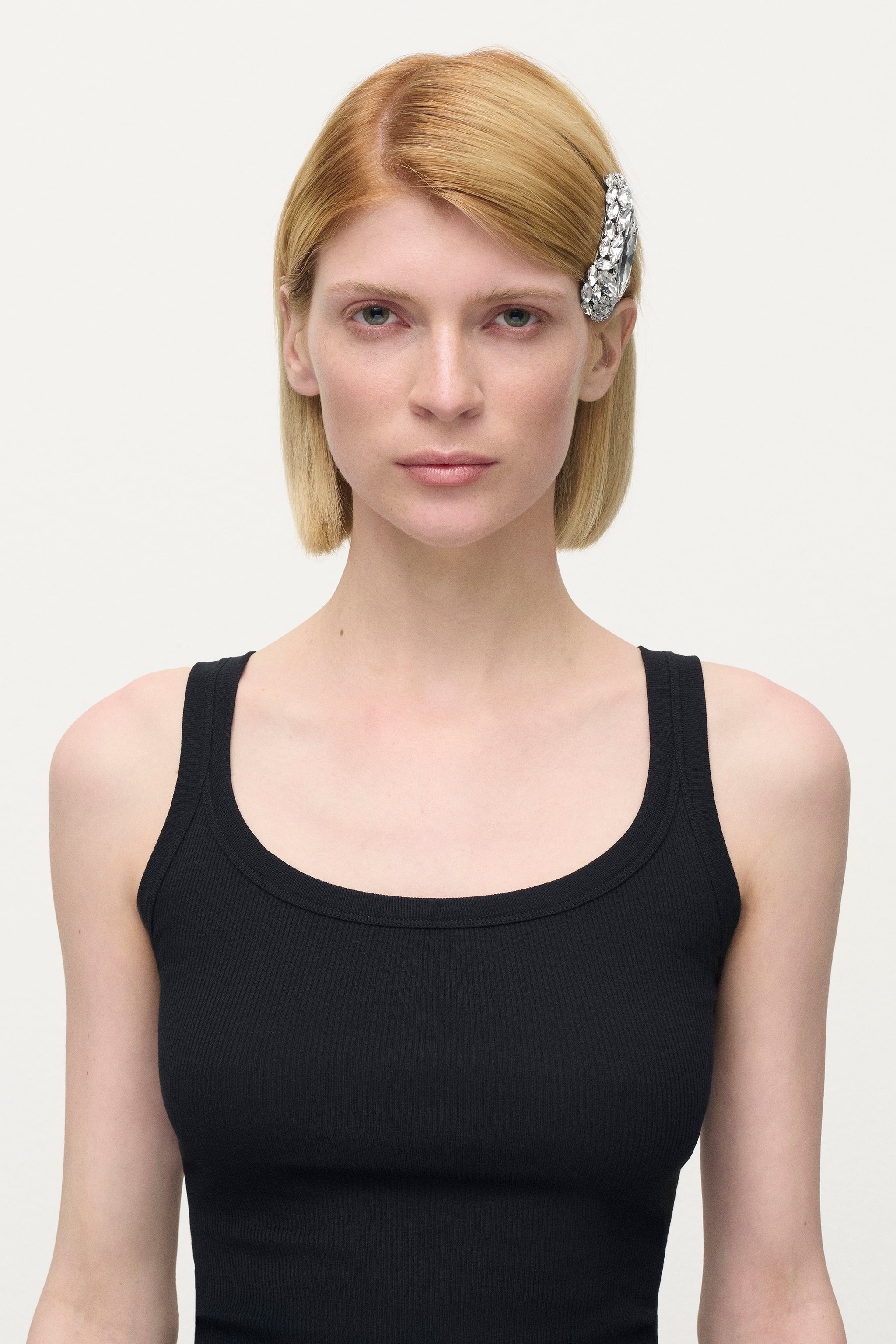 MEDIUM CRYSTAL CLUSTER TRIANGLE HAIRCLIP - 3