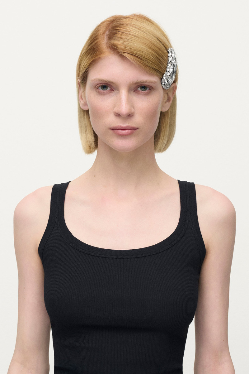 MEDIUM CRYSTAL CLUSTER TRIANGLE HAIRCLIP 3