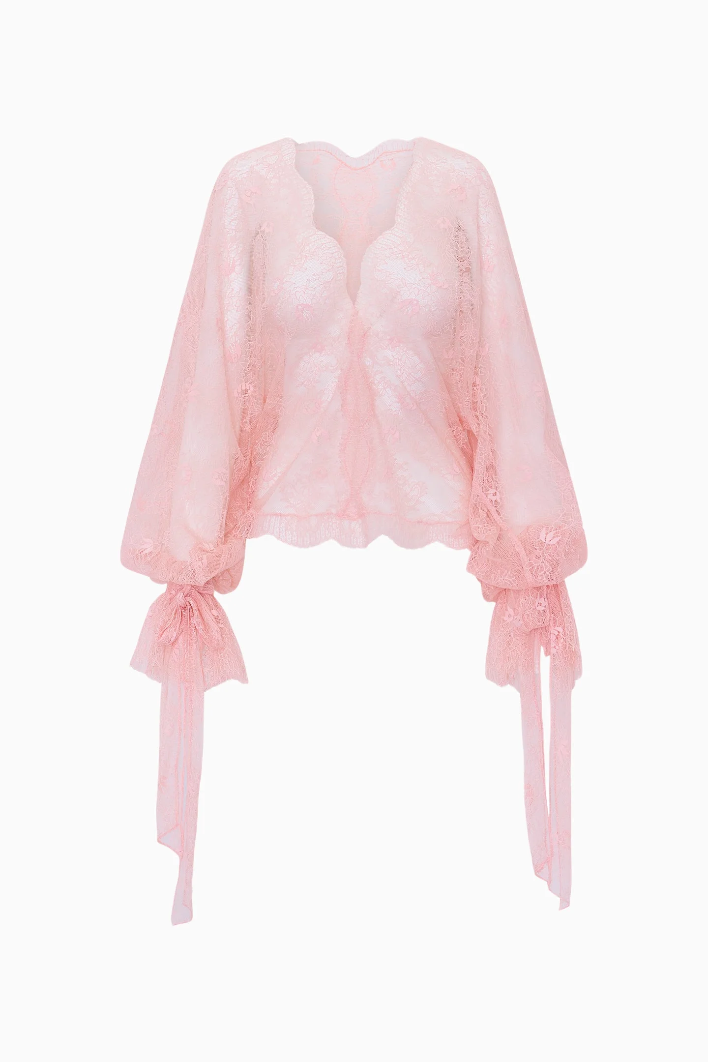 Kath Chantilly Lace Blouse - 1