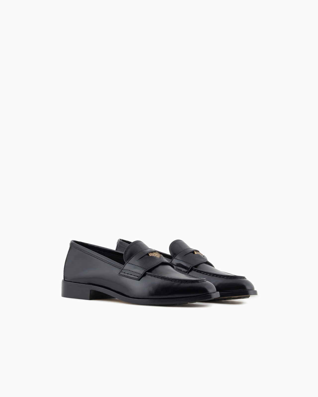 Brushed leather loafers - 2