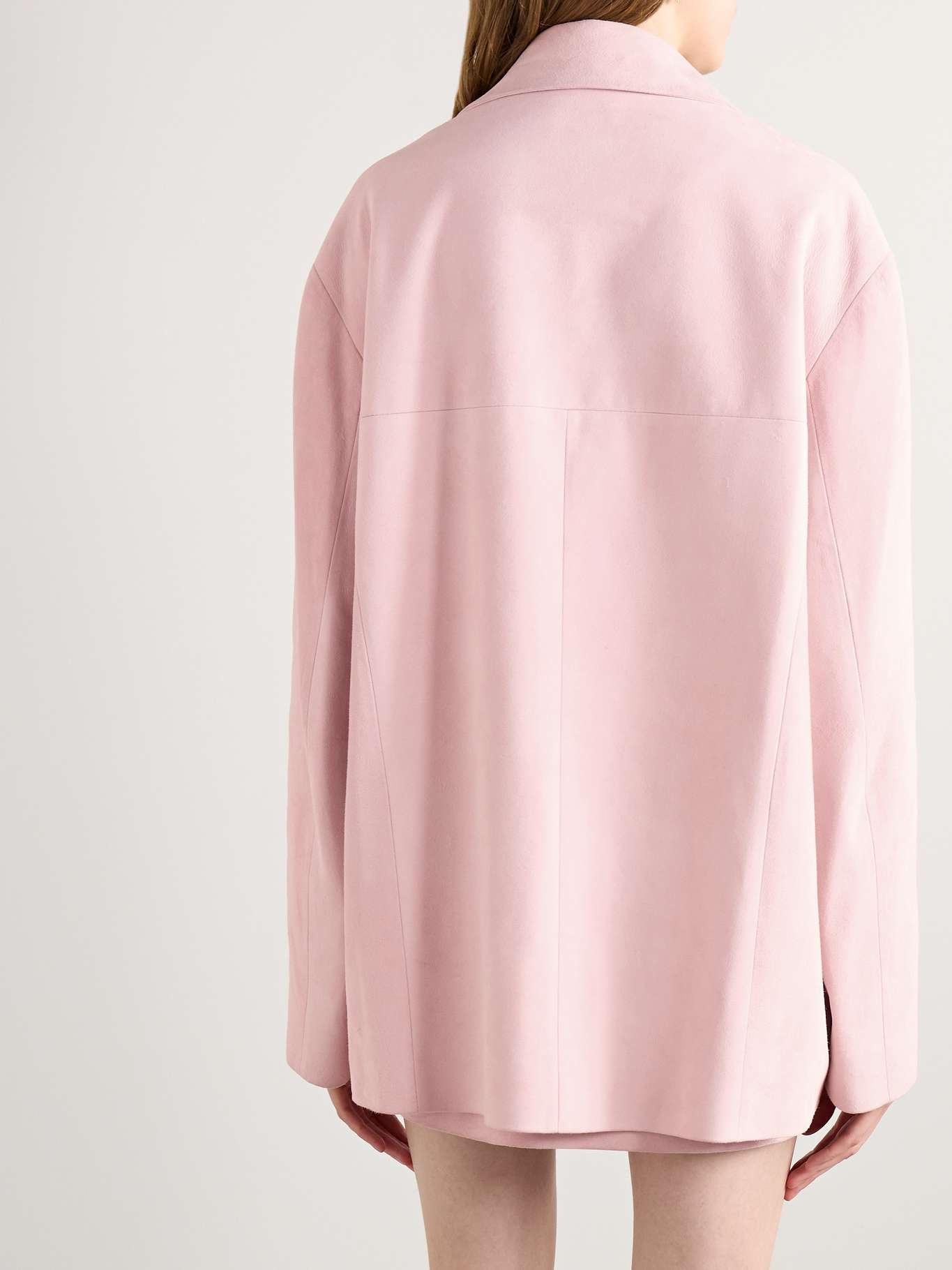 Morsson suede jacket Baby pink - 3