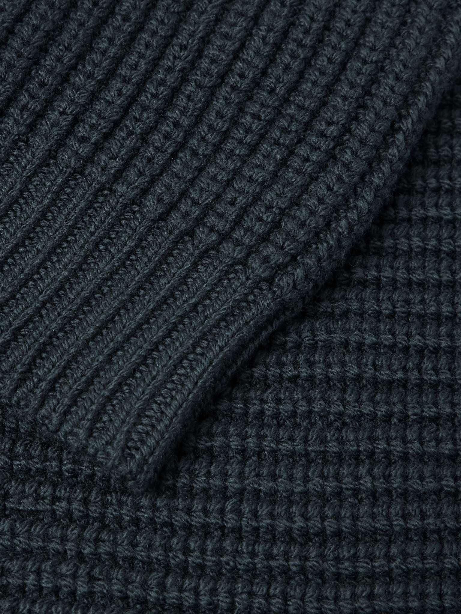 Ribbed Wool and Cashmere-Blend Sweater - 4