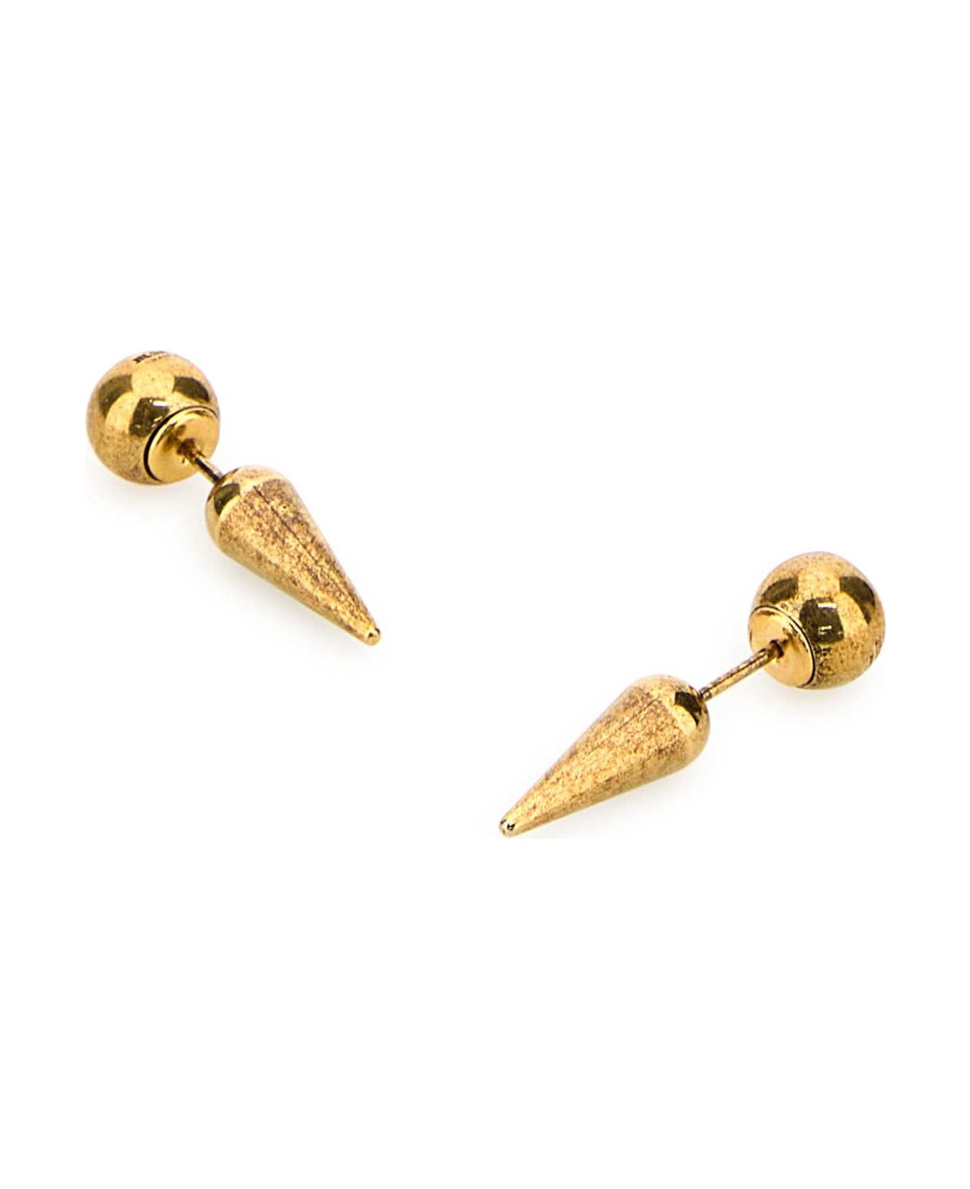 Gold Metal Earrings - 2
