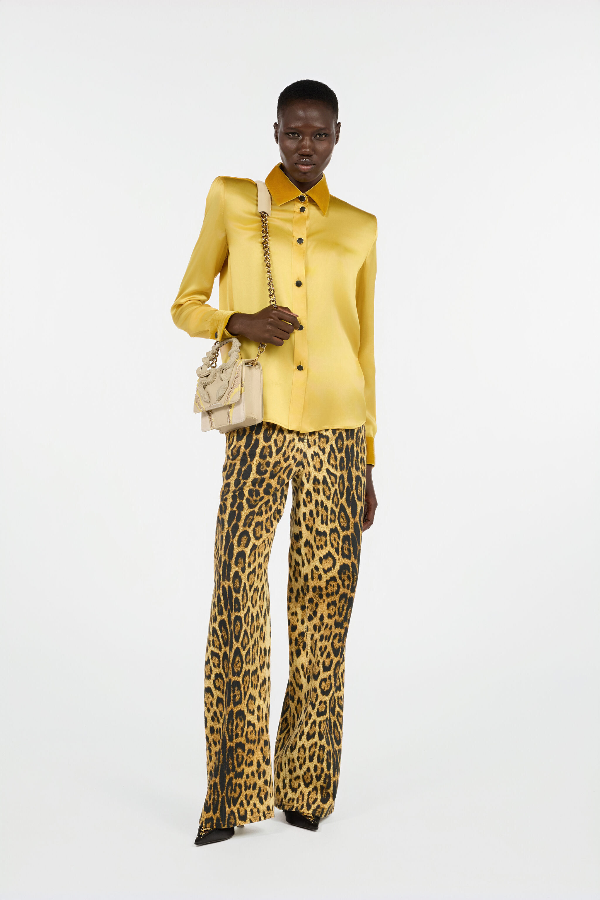 Jeans With Jaguar Skin Print - 2