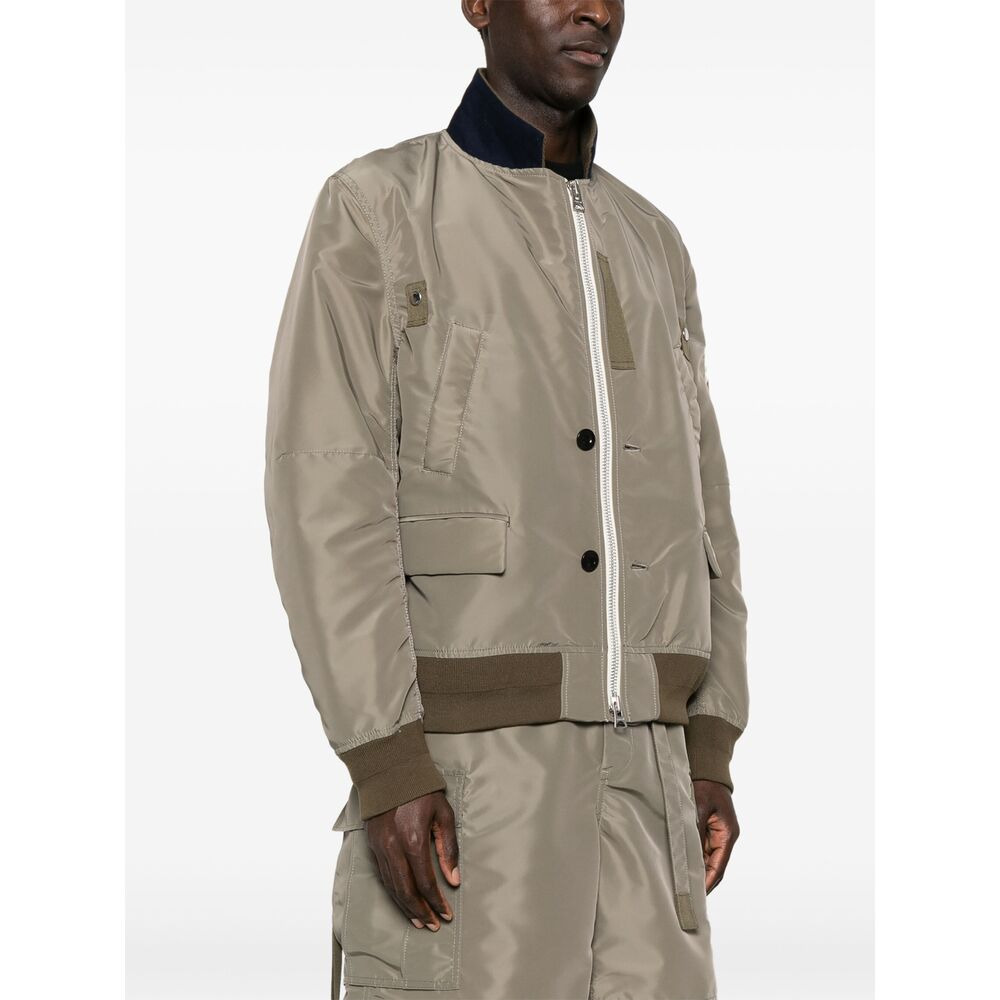 Sacai Green Jackets - Bomber Jackets Men - 2