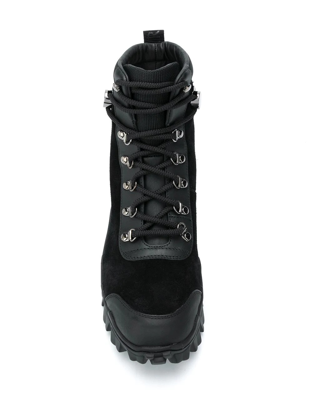 ridged-sole military boots - 4