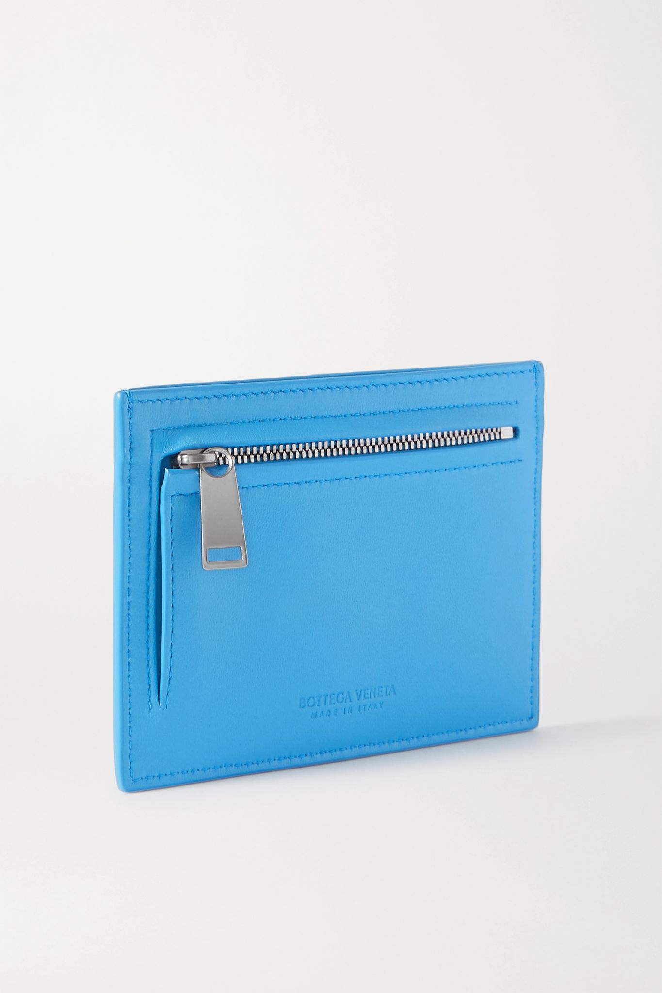 Intrecciato leather cardholder - 2