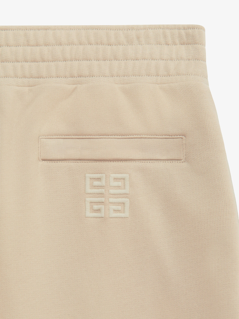 BERMUDA SHORTS IN EMBROIDERED FLEECE 6
