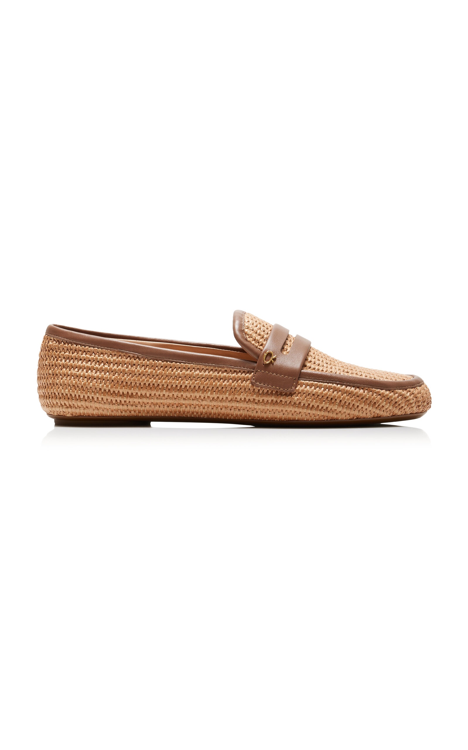 Marbella Raffia Loafers brown - 1
