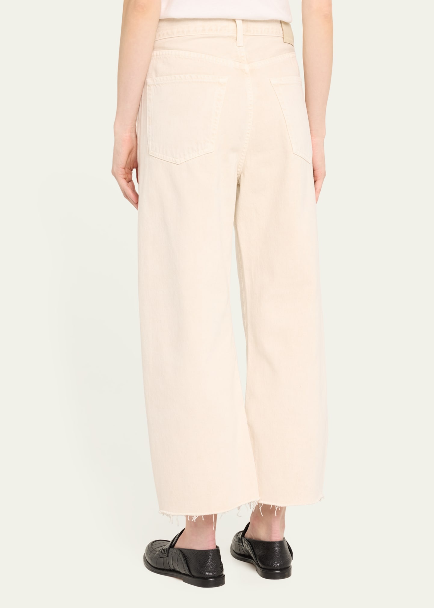 Ayla Raw Hem Crop Pants - 3