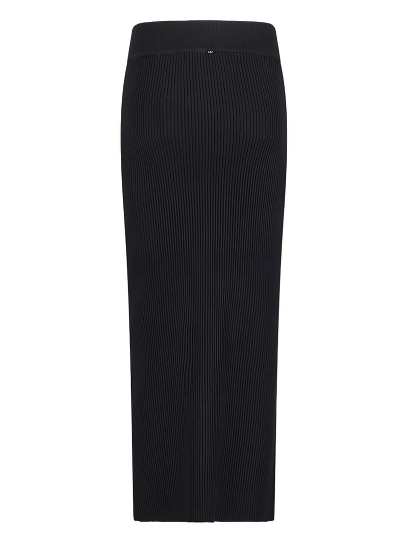 Sportmax ribbed zip-front maxi skirt outlook