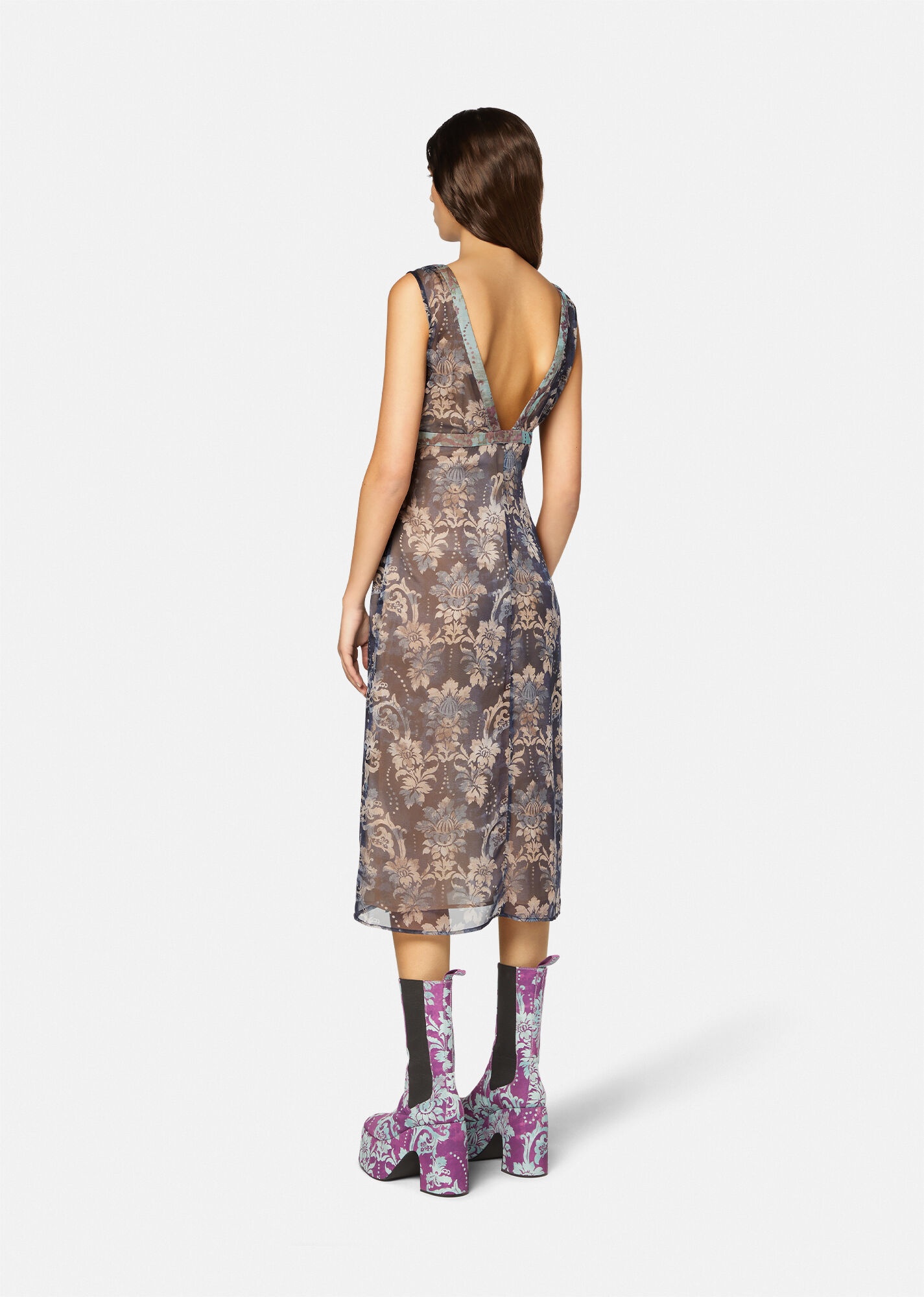 Tapestry Couture Midi Dress - 4