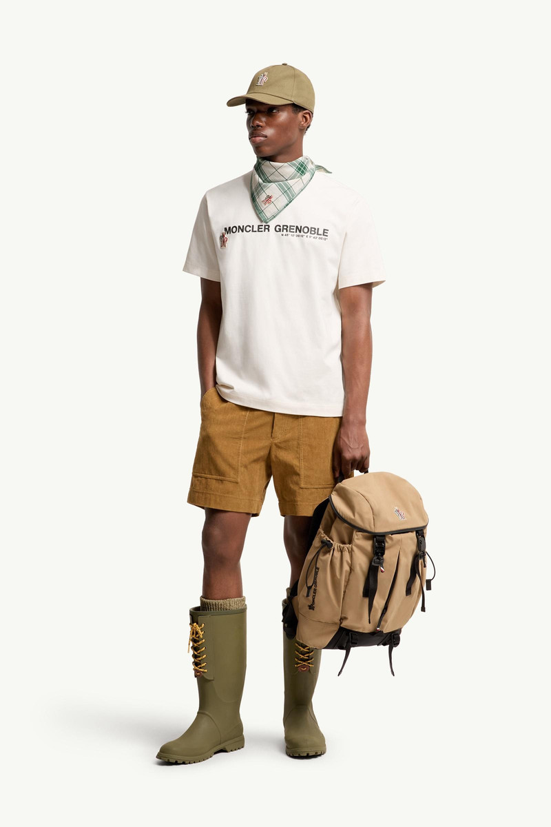 Moncler Grenoble Logo Cotton Blend T-Shirt outlook