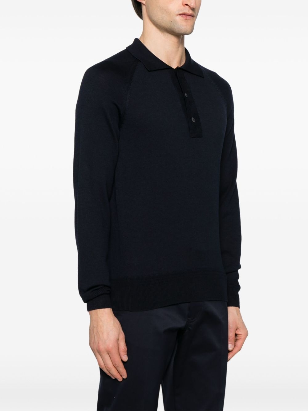knitted polo sweater - 3