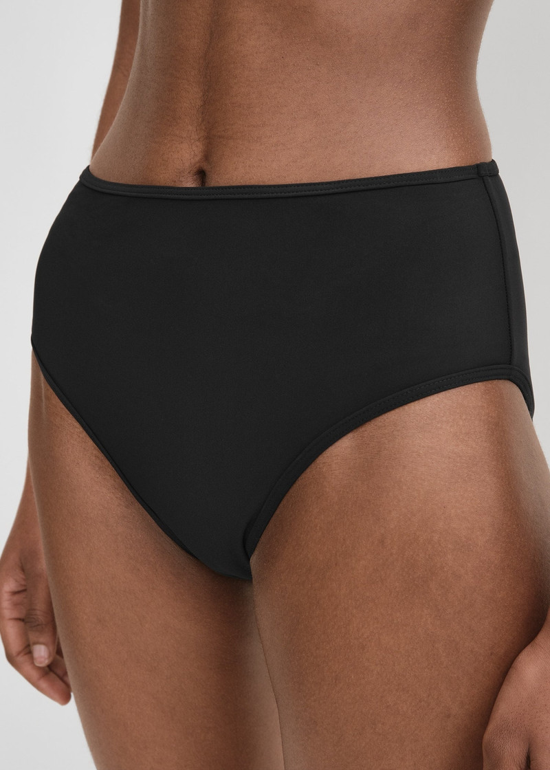 Mid-rise bikini bottoms black 3
