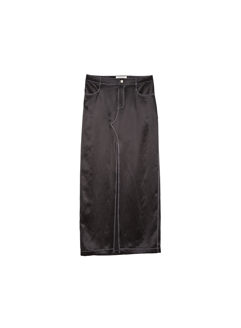 Silk Maxi Skirt 1