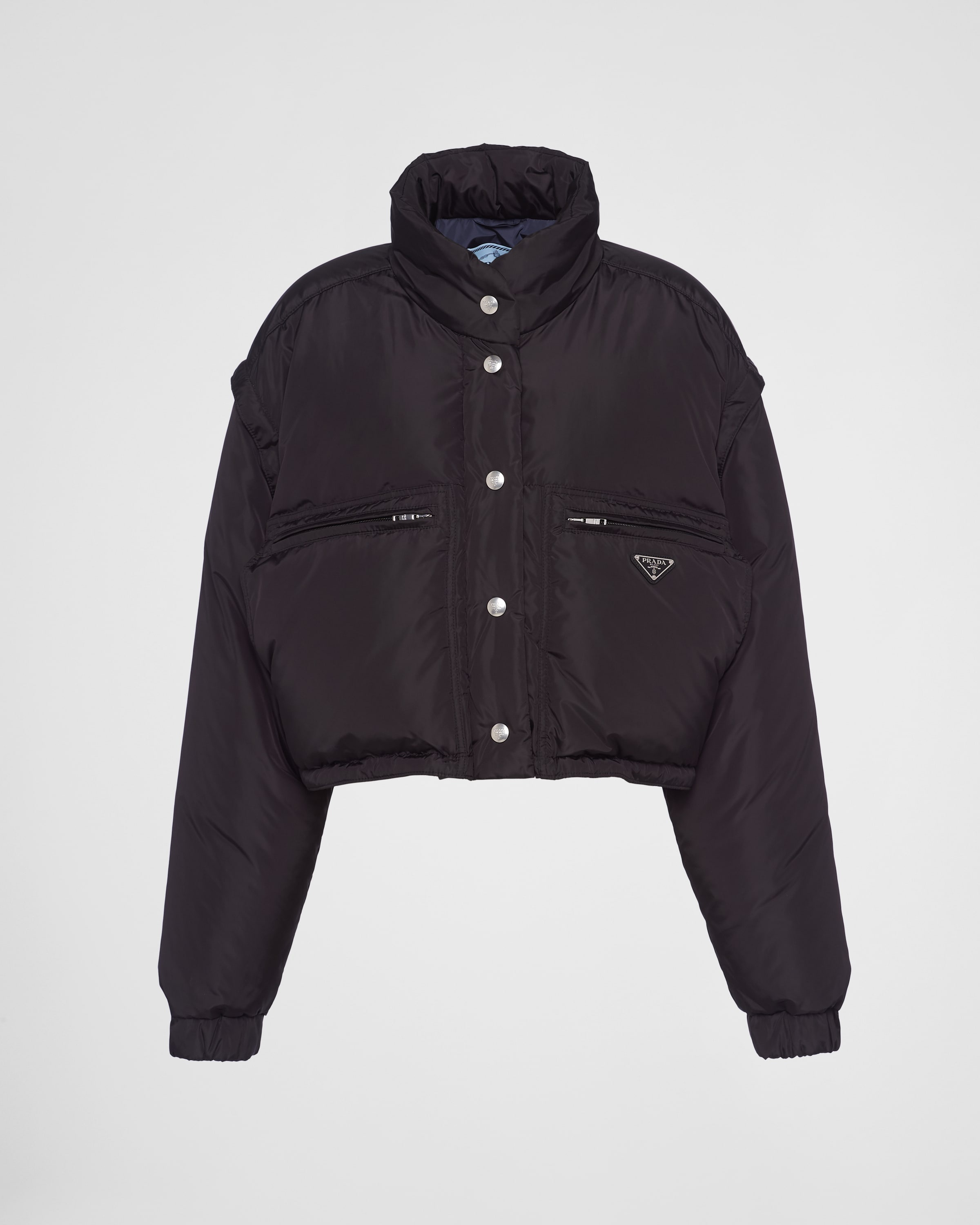 Prada Cropped Re-Nylon down jacket | REVERSIBLE