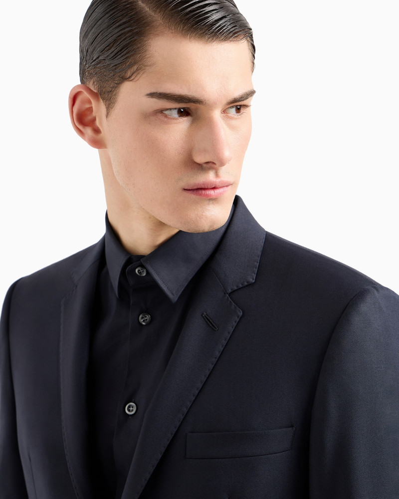 Single-breasted, worsted virgin-wool jacket 5
