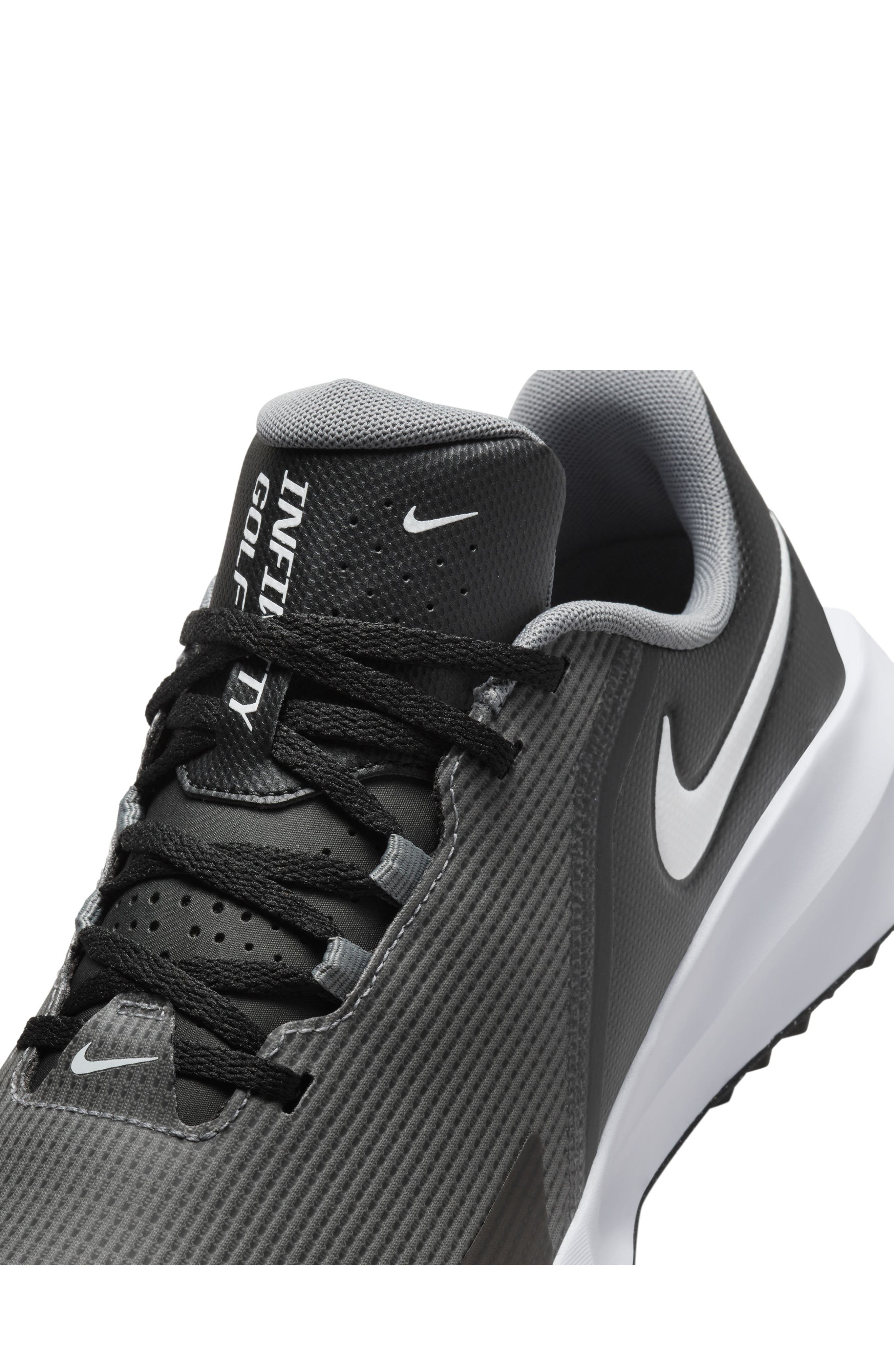 Nike Infinity G NN Golf Shoe in Black/Smoke Grey/White at Nordstrom - 7