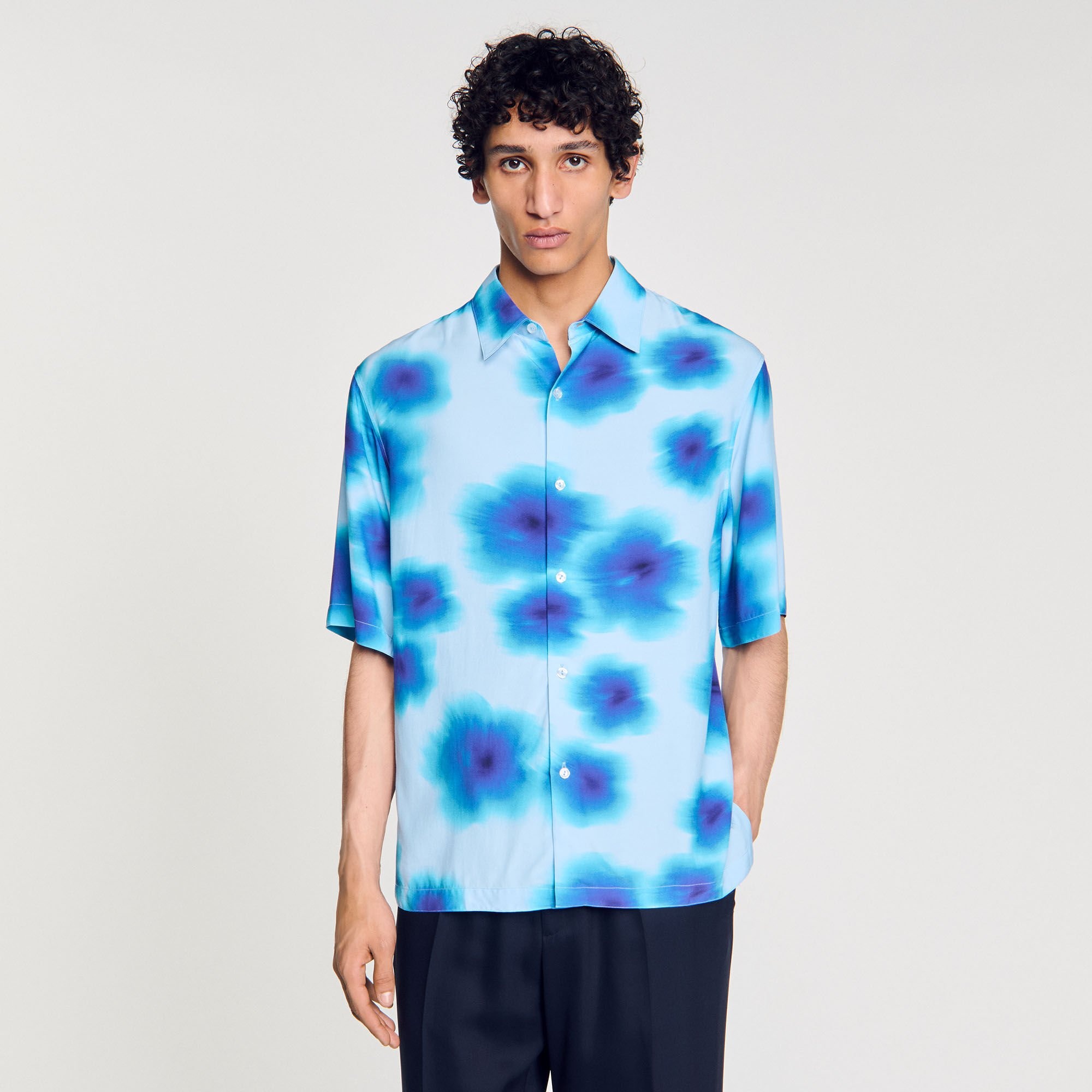 FLORAL MOTIF SHIRT - 4