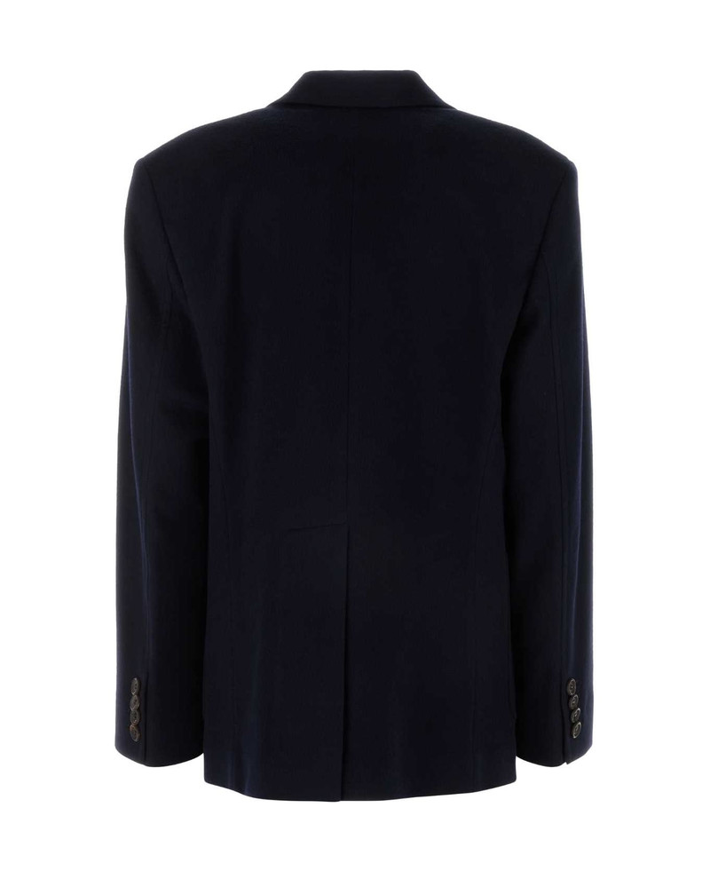 Miu Miu Midnight Blue Wool Blend Blazer outlook