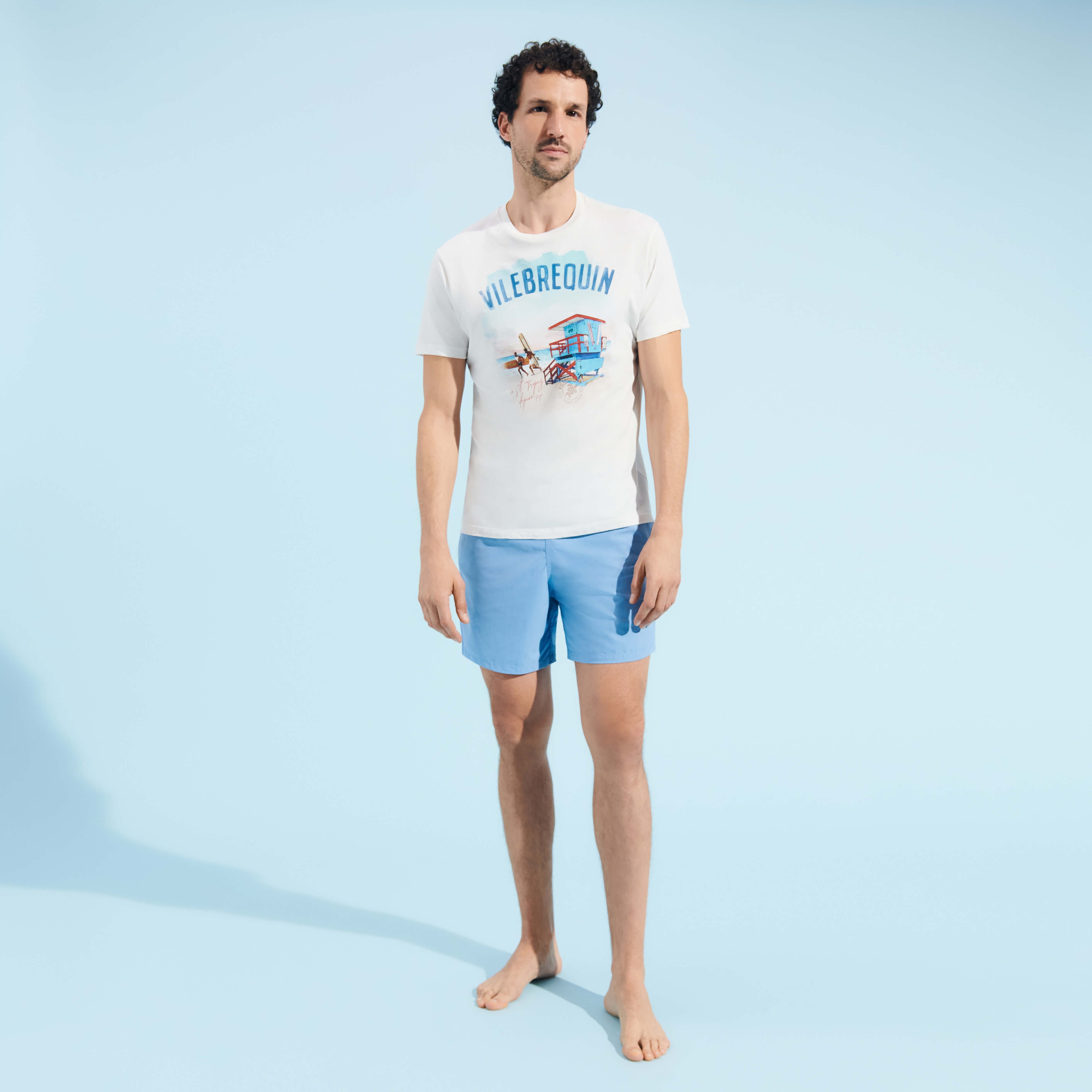 Cotton Men T-shirt Malibu Lifeguard - 3