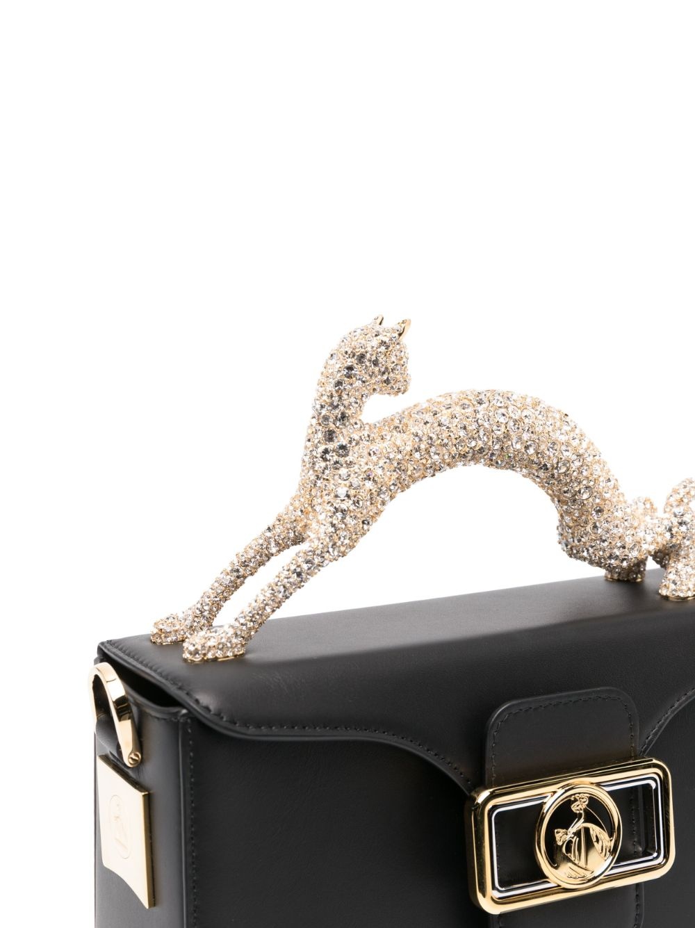 rhinestone-embellished shoulder bag - 5
