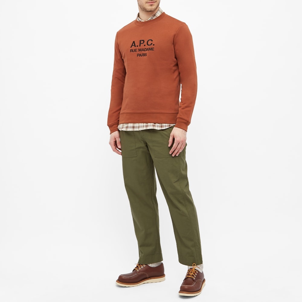 A.P.C. Rufus Embroidered Crew Sweat - 7