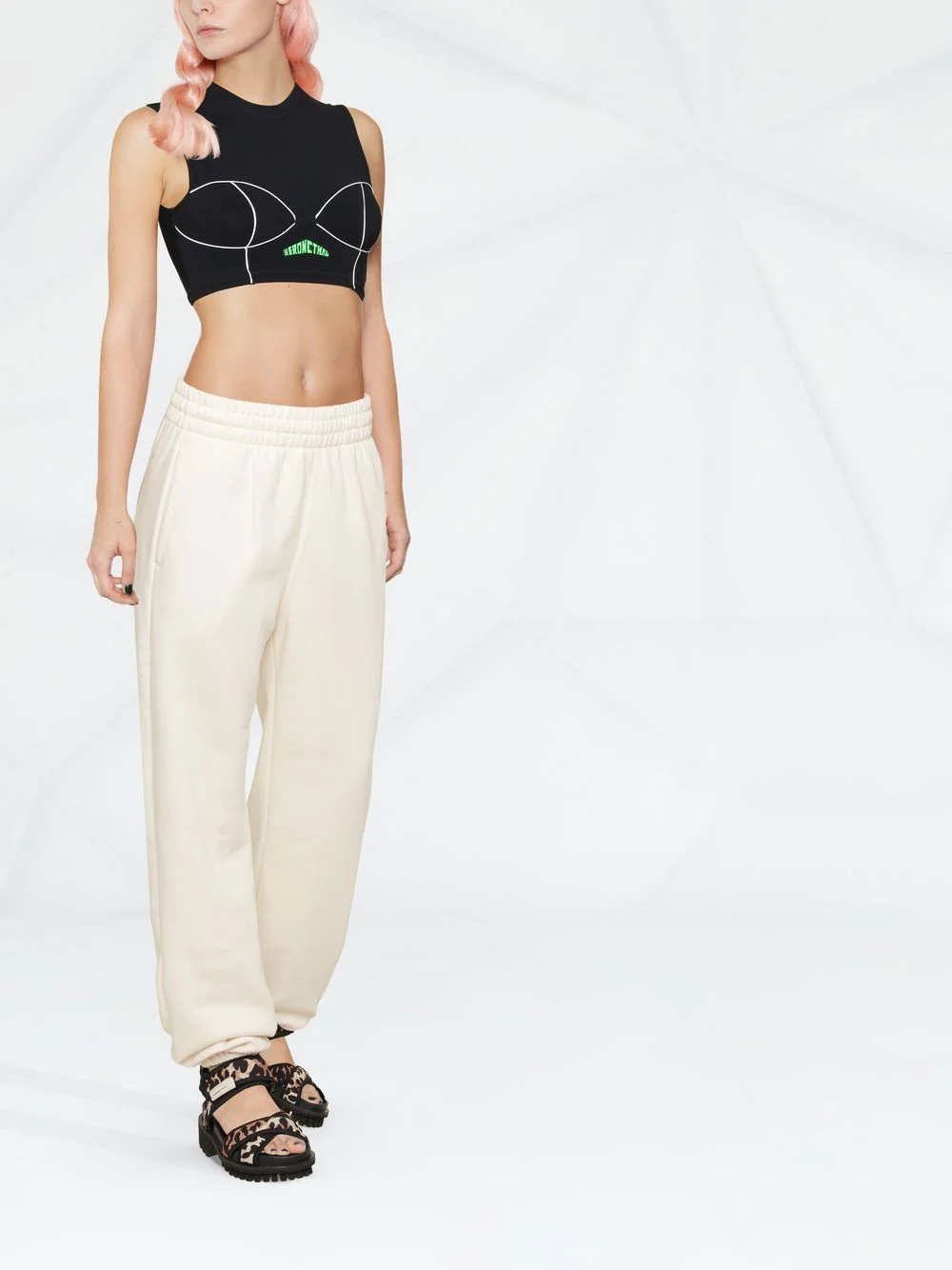 tapered track pants - 2