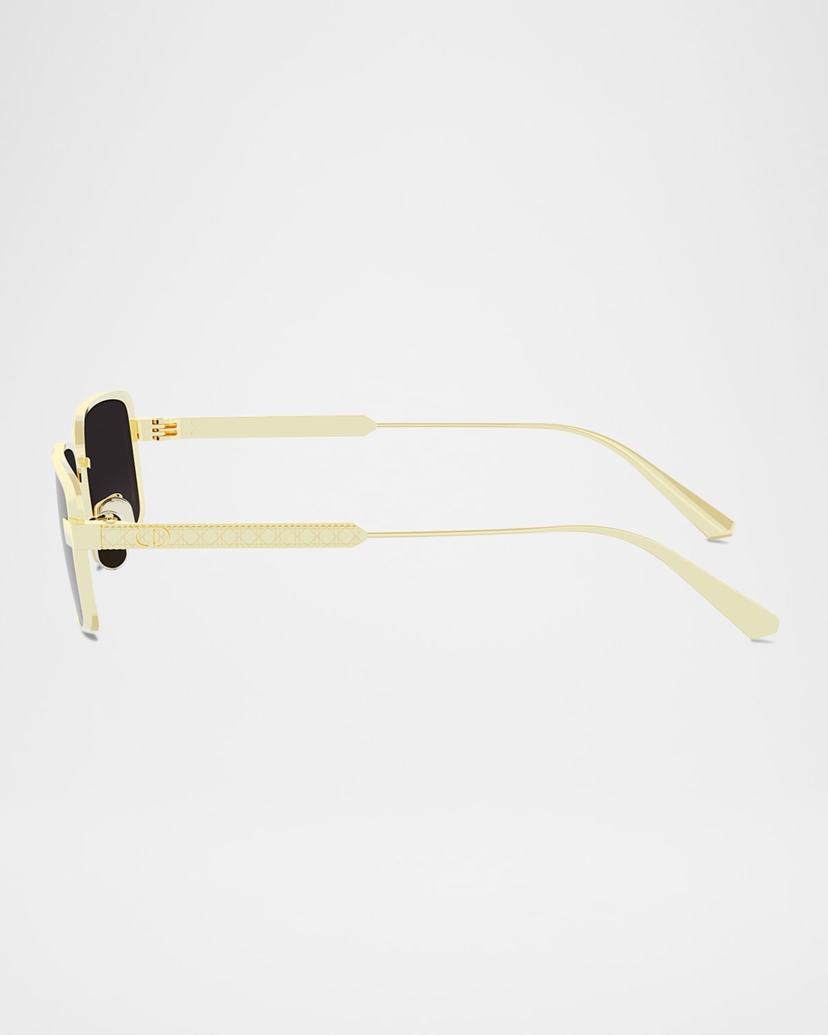DiorCannage Metal Rectangle Sunglasses - 4
