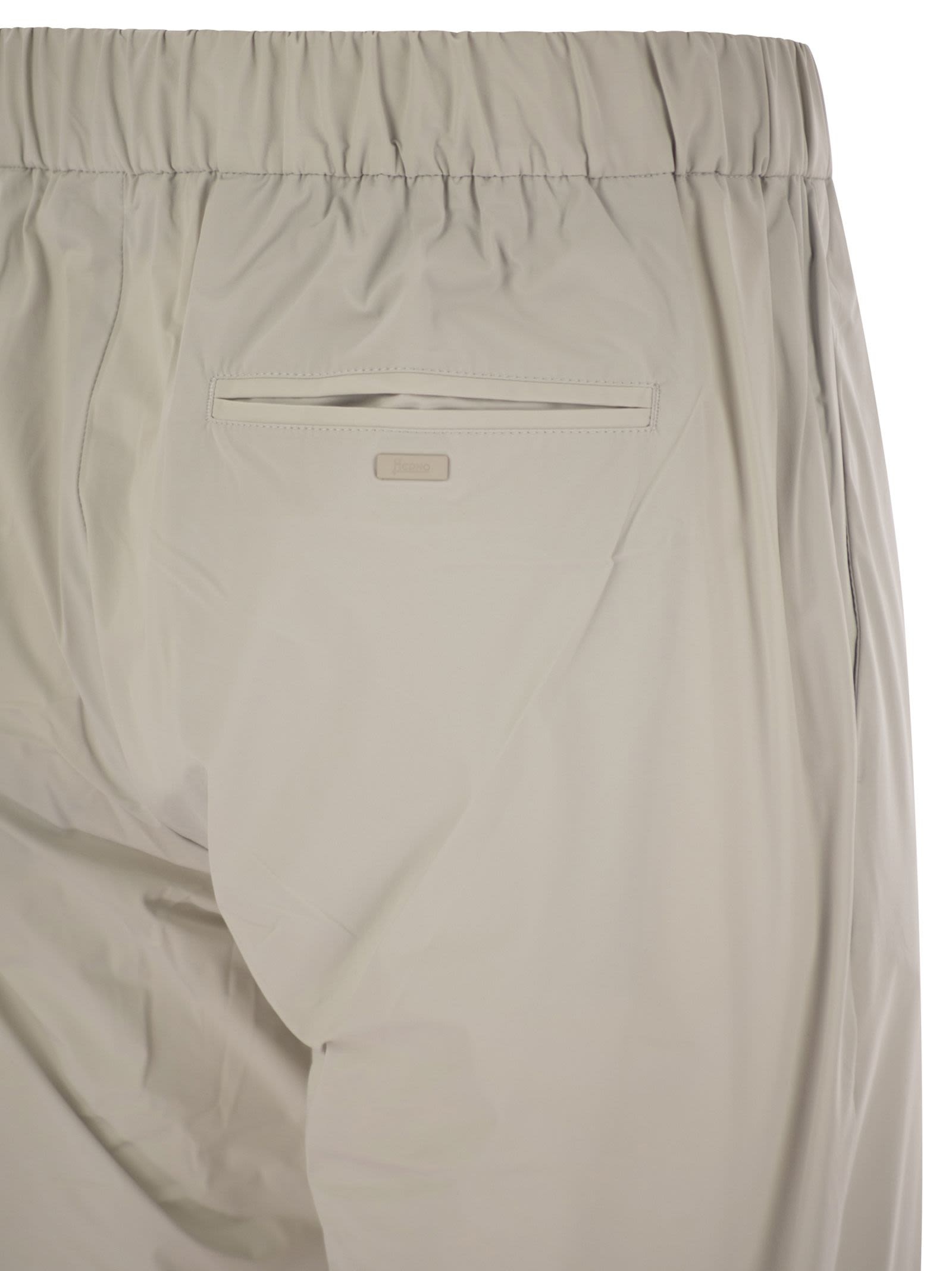 Herno Men Stretch Nylon Trousers - 4