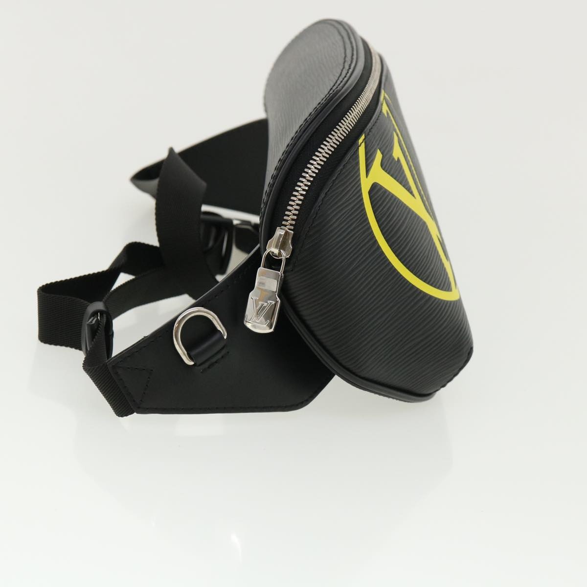 LOUIS VUITTON Epi LV Circle Bum Bag Waist Bag Black Yellow M55131 - 4