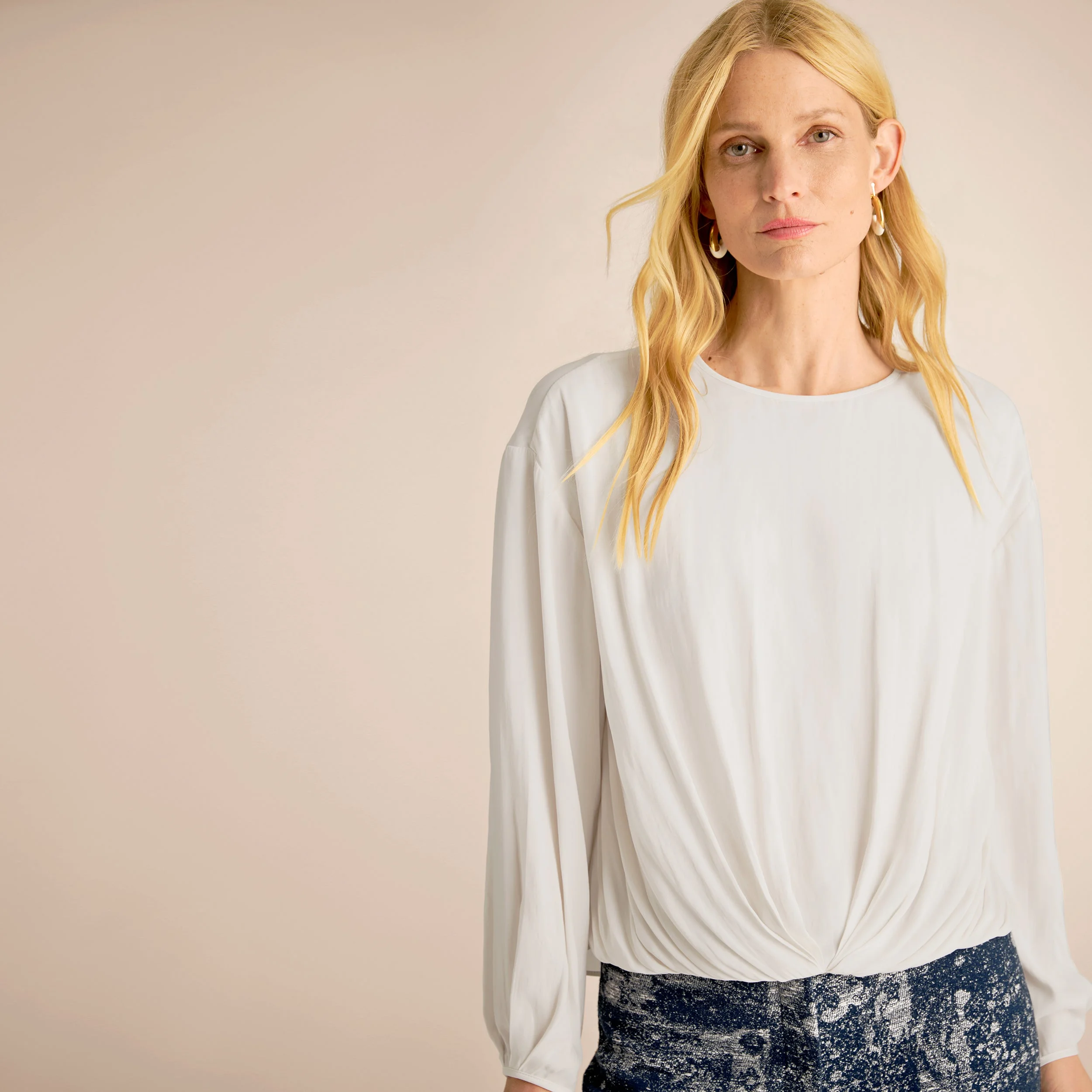 Bali Gathered Blouse - Eco Drape - 1