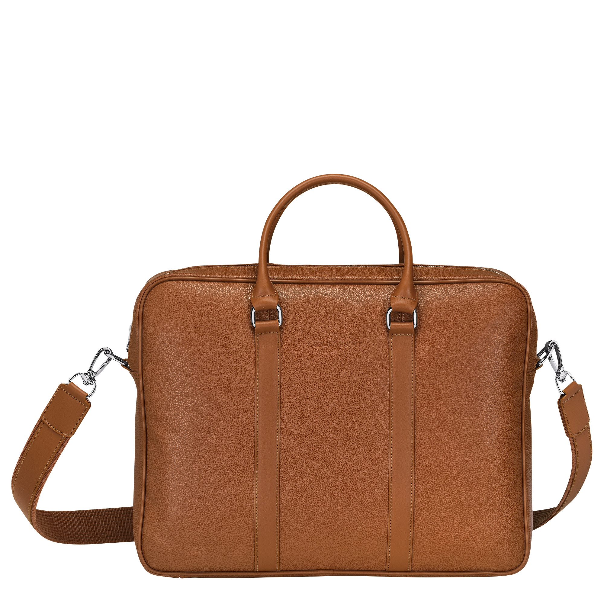 Le Foulonné M Briefcase Caramel - Leather - 1