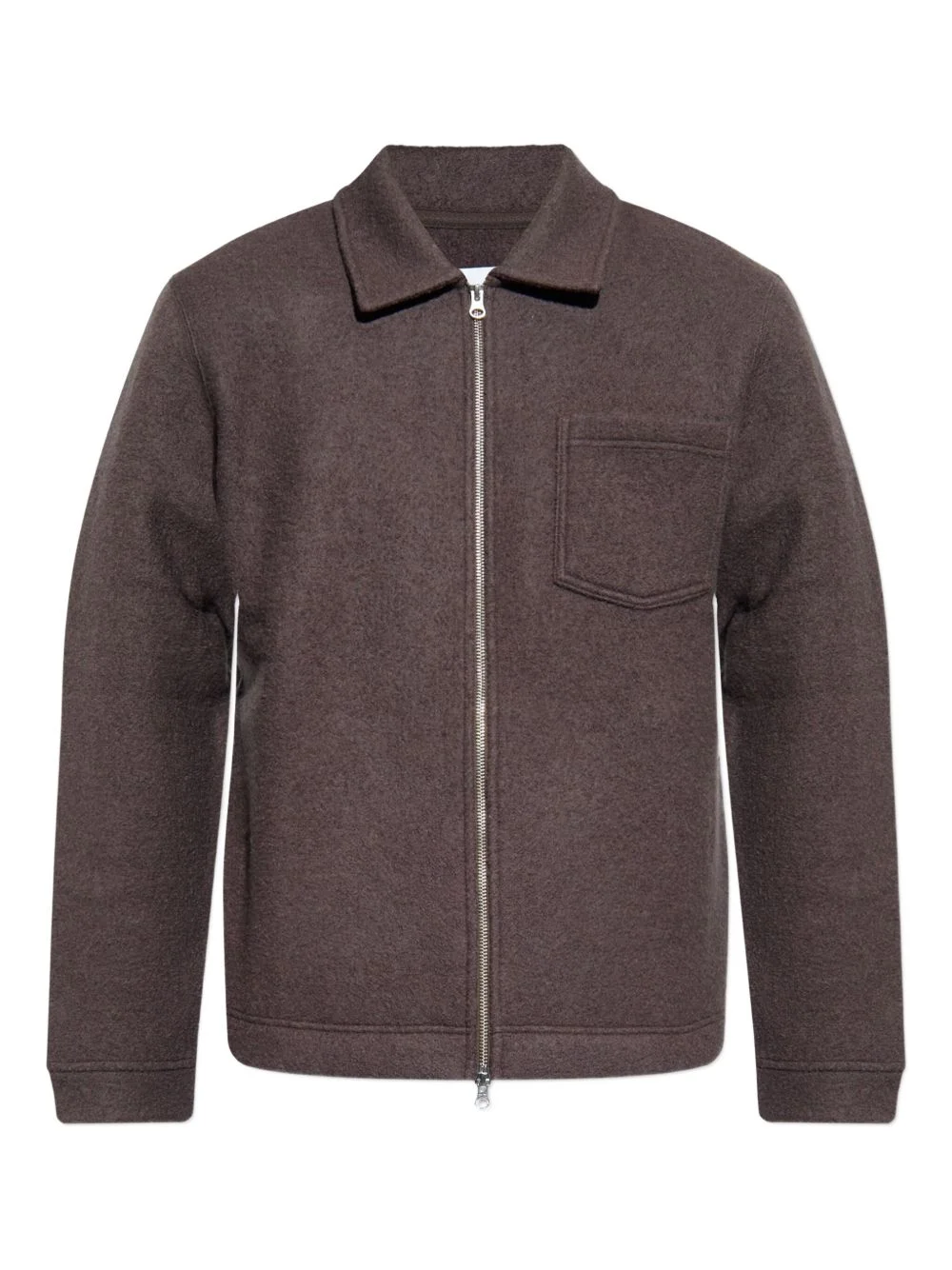 zip-front patch-pocket jacket - 1