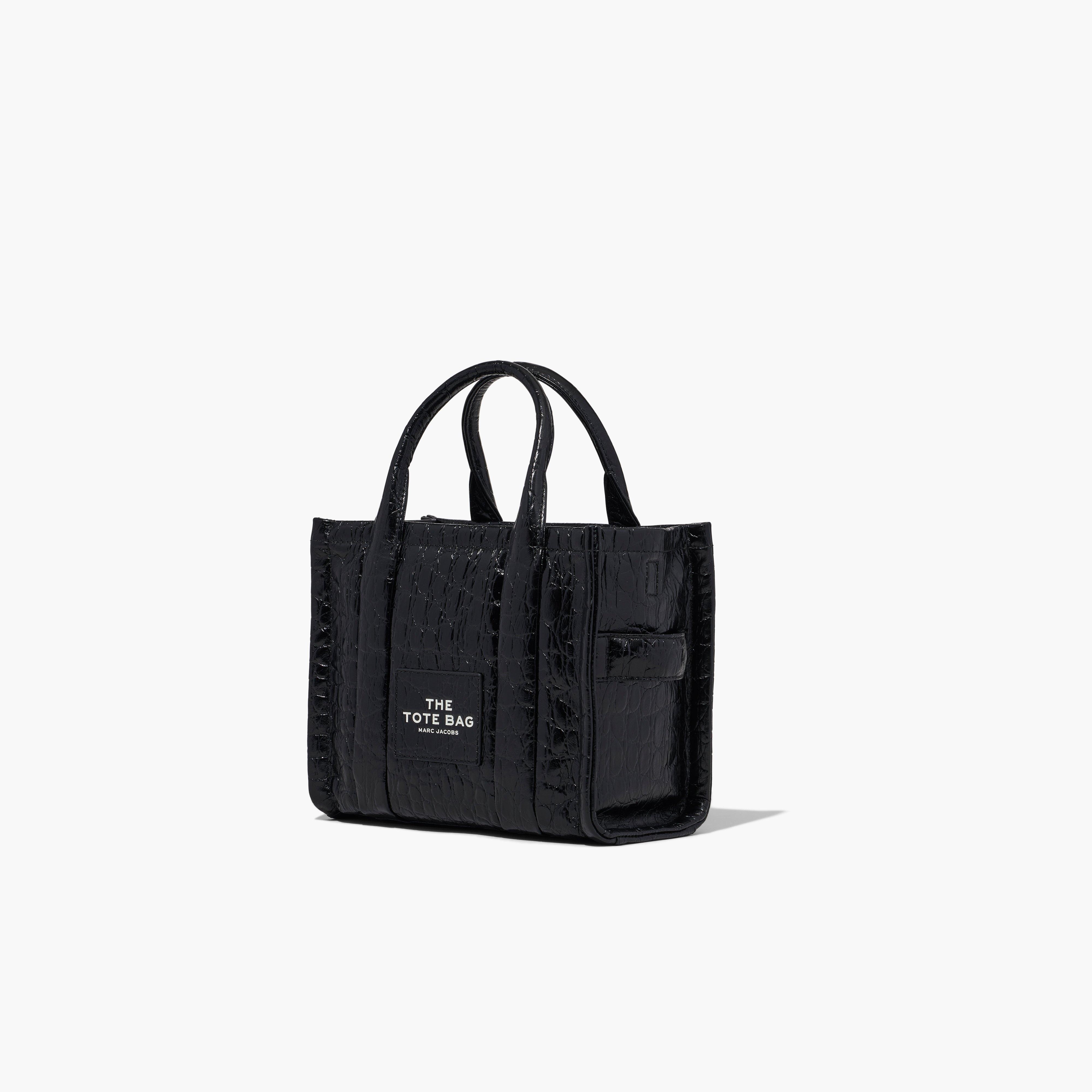 THE CROC-EMBOSSED MINI TOTE BAG - 5