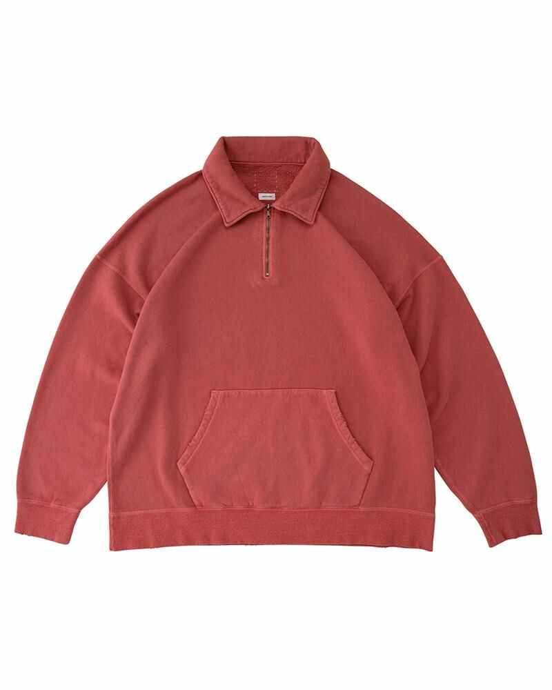 visvim☆JUMBO SWEAT ZIP P.O.(UNEVEN DYE) visvim JUMBO SWEAT ZIP P.O. (UNEVEN DYE) RED | REVERSIBLE