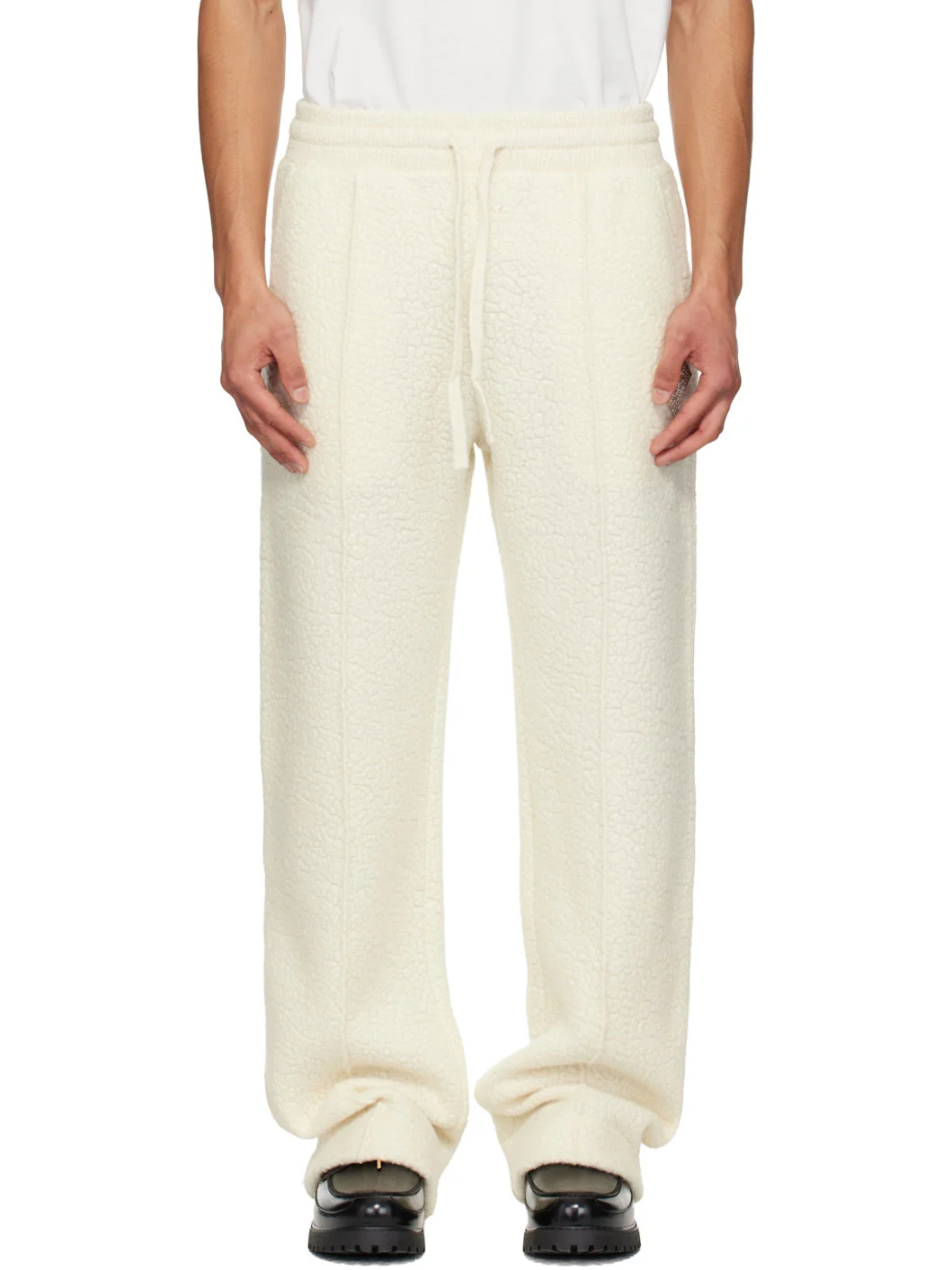 Off-White Cashmere Terry Sweatpants - 1