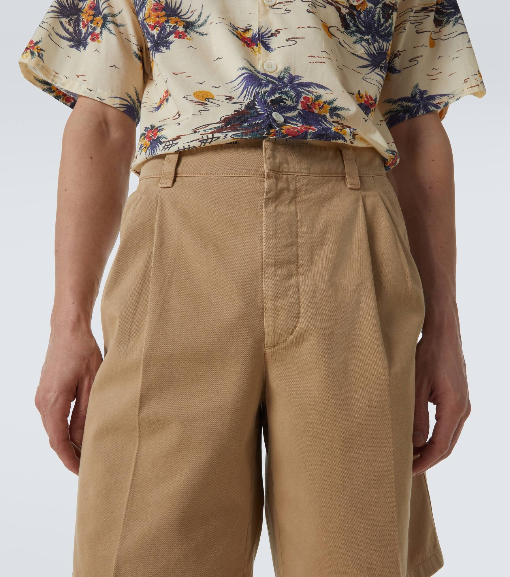 Cotton Bermuda shorts - 5